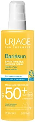  Uriage Bariesun Spray SPF50+ Protección Válvula para la Familia en Playa y Piscina
| Uriage Bariesun Invisible Muy Alta