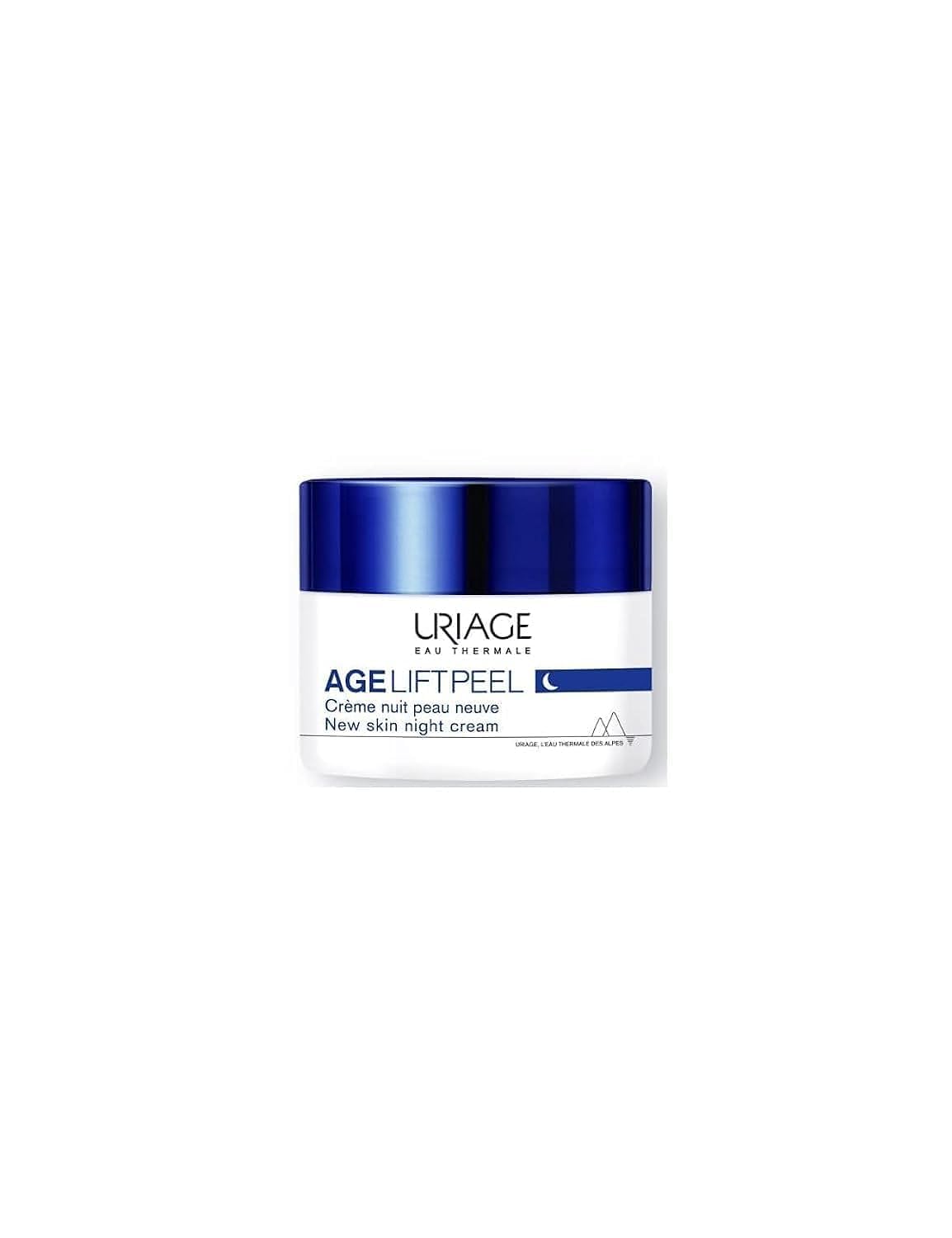  Uriage Age Lift Peeling Facial Antiedad con AHA y Ácido Hialurónico - Rejuvenece y Reafirma Piel Sensible - Textura Ric
