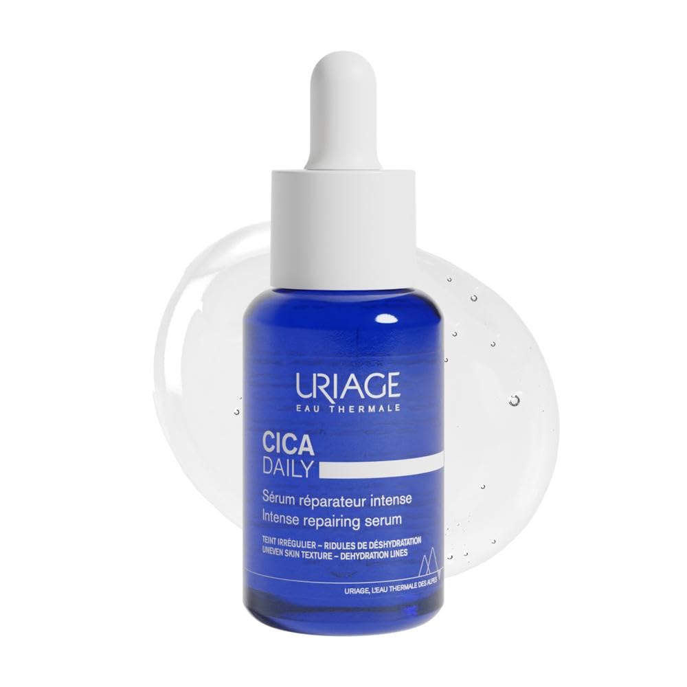 URIAGE Bariederm-Cica Serum Reparador Diario | Potencia la Reparación de la Piel, Sin Parabenos ni Perfume I Unifica y R