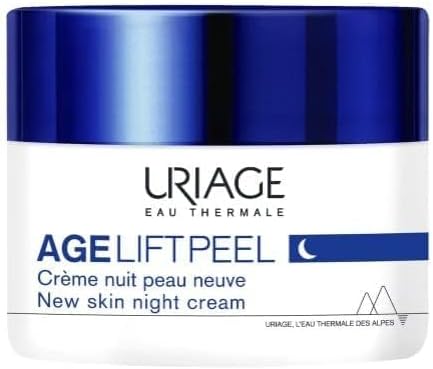  Uriage Age Lift Peeling Facial Antiedad con AHA y Ácido Hialurónico - Rejuvenece y Reafirma Piel Sensible - Textura Ric