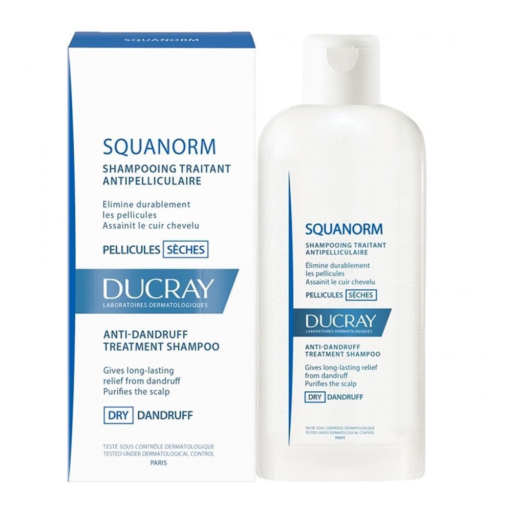  SQUANORM CHAMPU ANTI CASPA SECA PARA ADULTOS DURANTE EL INVIERNO 200 ML DUCRAY
| SQUANORM CHAMPU SECA DUCRAY PARA ADULT