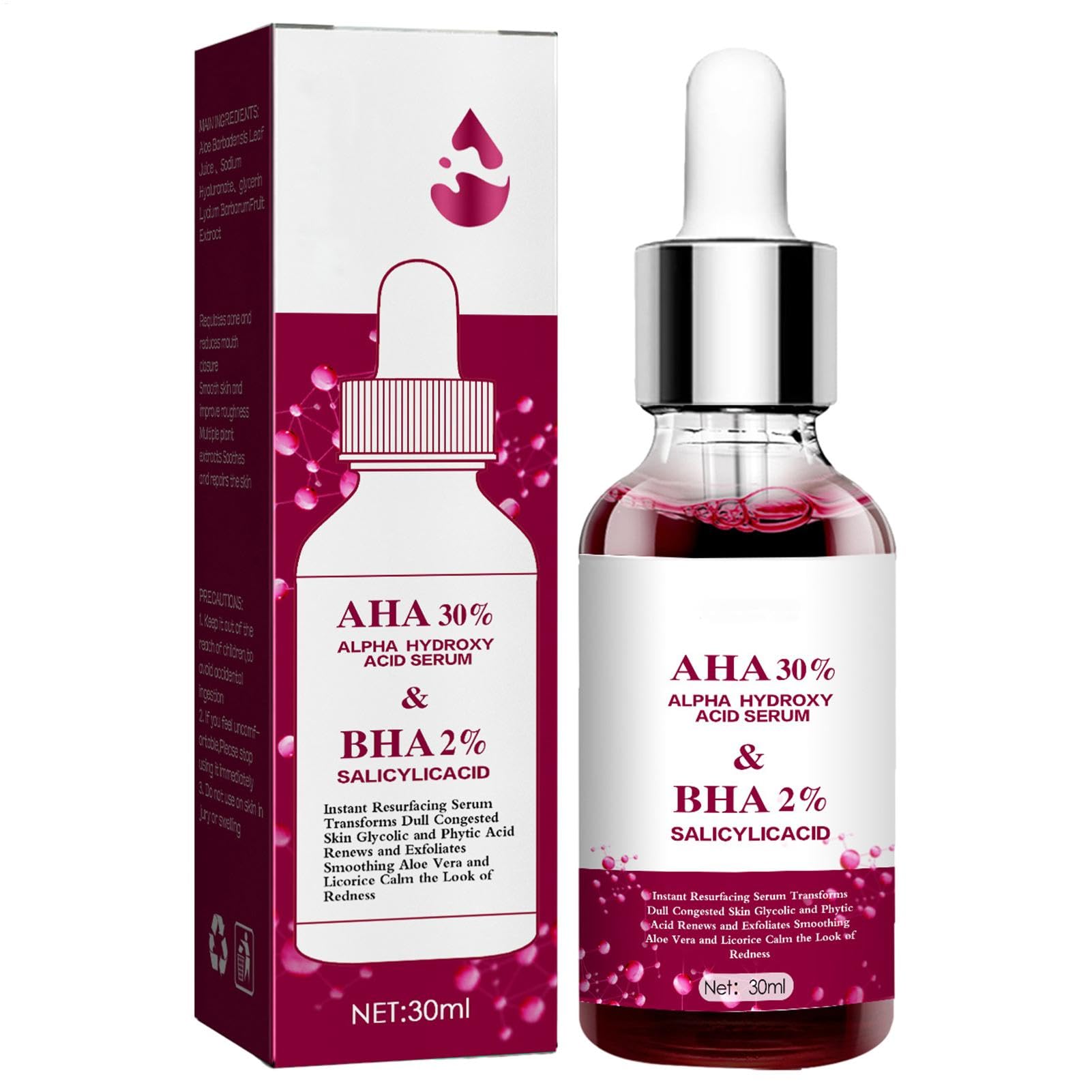 Tratamiento Para La Rosácea de Ácidos Frutales Hidratantes Para Enrojecimiento, Corrector Natural De La Rosácea, Equilib